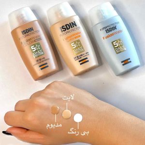 خرید ضد آفتاب فیوژن واتر رنگ لایت ایزدین