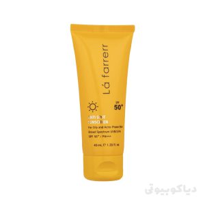 خرید ضد آفتاب بی رنگ لافارر SPF50