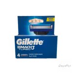 تیغ ژیلت یدک مچ تری توربو ۴ عددی (Gillette Mach3 Turbo Cartridge - 4 Pack)